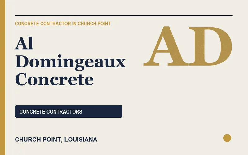 Al Domingeaux Concrete in Church Point, Louisiana