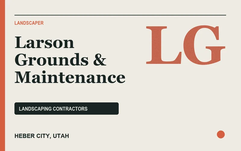 Larson Grounds & Maintenance in Heber City, Utah