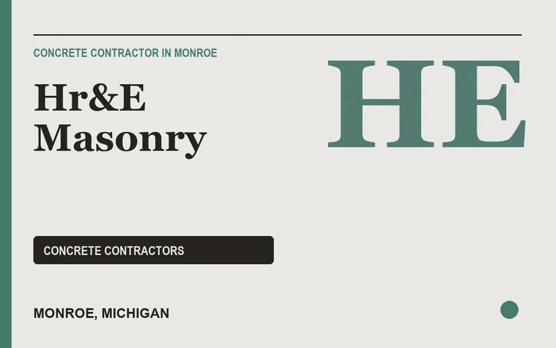 HR&E MASONRY in Monroe, Michigan