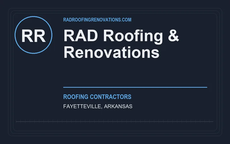 RAD Roofing & Renovations in Fayetteville, Arkansas