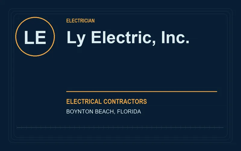 Ly Electric, Inc. in Boynton Beach, Florida