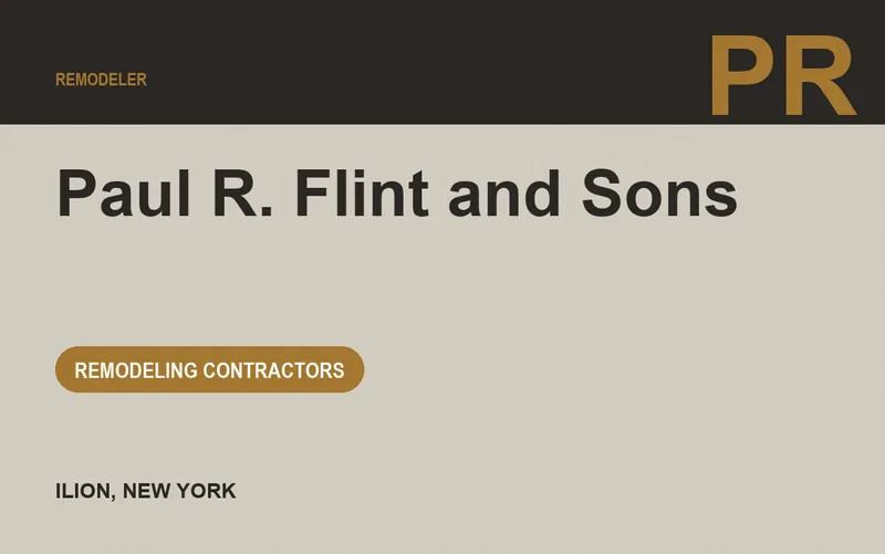 Paul R. Flint and Sons in Ilion, New York