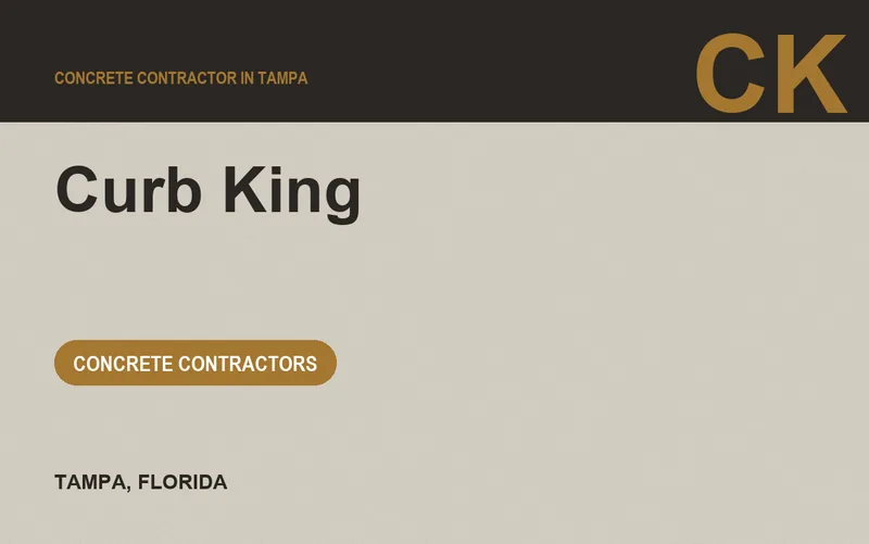 Curb King in Tampa, Florida
