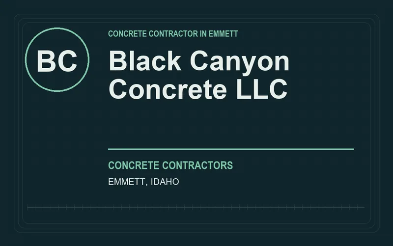 Black Canyon Concrete LLC in Emmett, Idaho