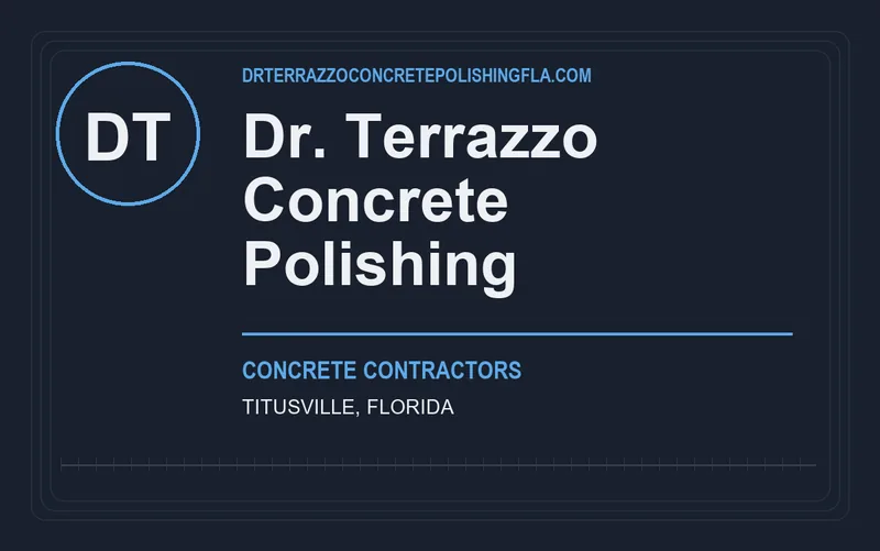 Dr. Terrazzo Concrete Polishing in Titusville, Florida