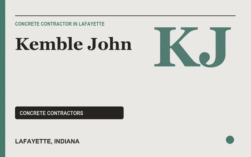 Kemble John in Lafayette, Indiana