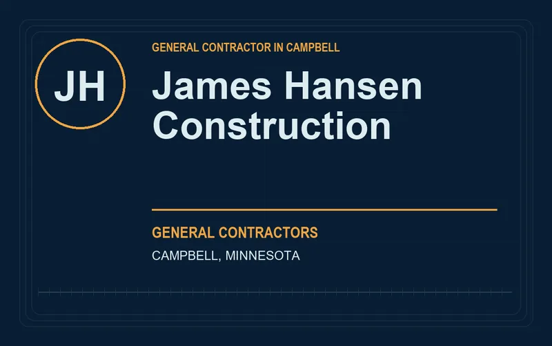 James Hansen Construction in Campbell, Minnesota