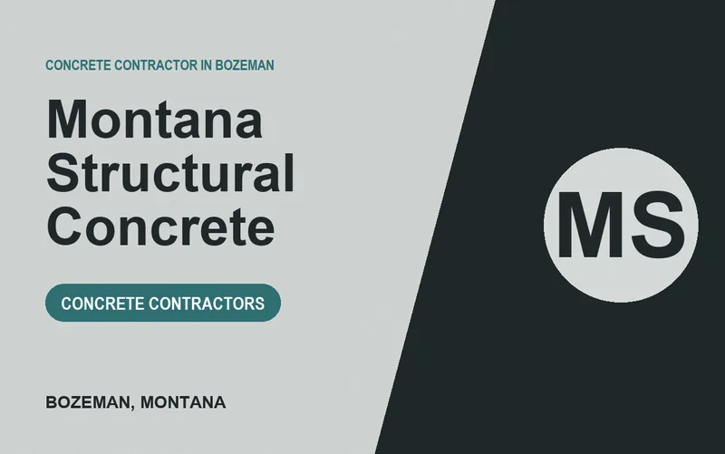 Montana Structural Concrete in Bozeman, Montana
