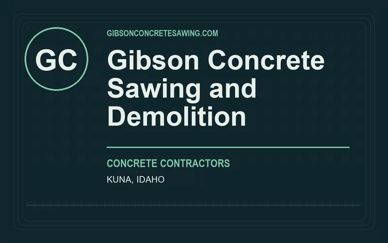 Gibson Concrete Sawing and Demolition in Kuna, Idaho