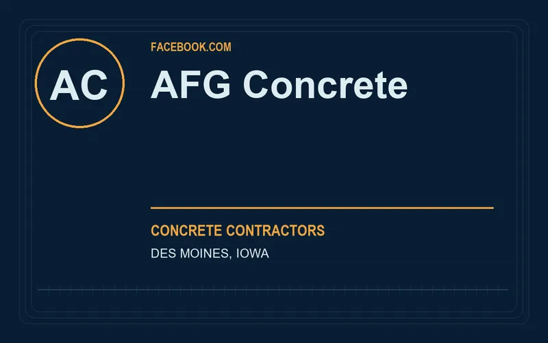 AFG Concrete in Des Moines, Iowa