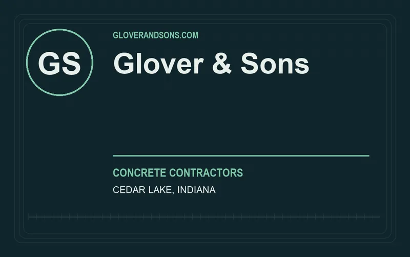 Glover & Sons in Cedar Lake, Indiana