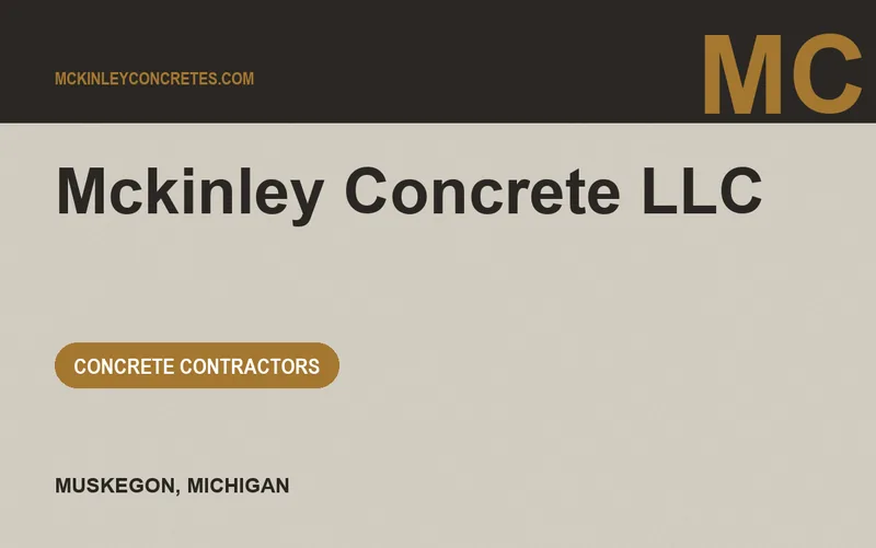MCKINLEY CONCRETE LLC in Muskegon, Michigan