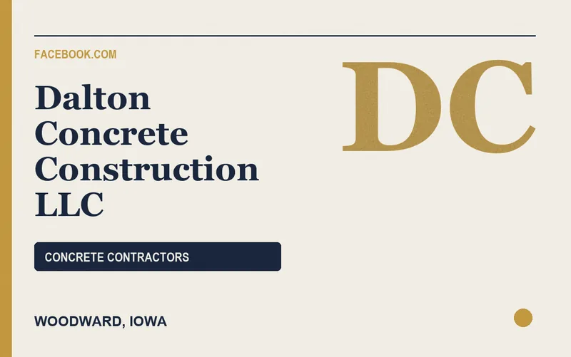 Dalton Concrete Construction LLC in Woodward, Iowa