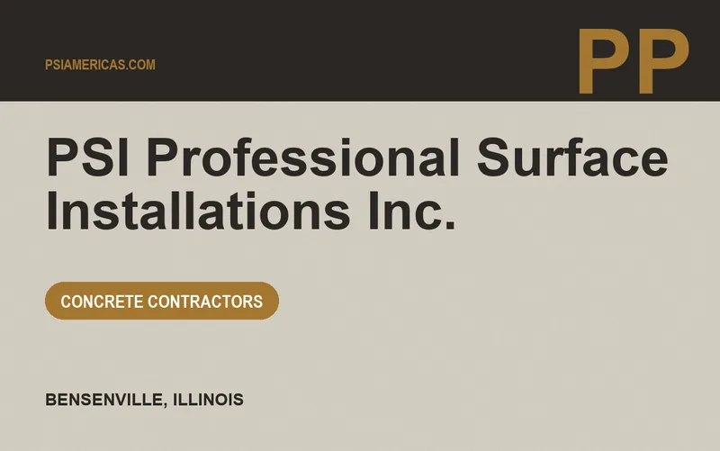PSI Professional Surface Installations Inc. in Bensenville, Illinois