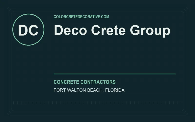 Deco Crete Group in Fort Walton Beach, Florida