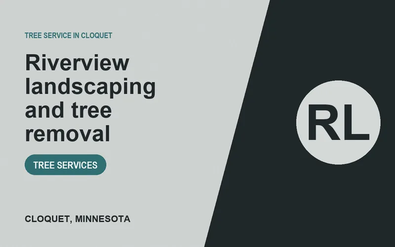 Riverview landscaping and tree removal in Cloquet, Minnesota