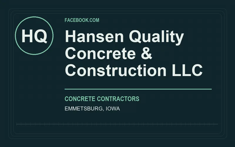 Hansen Quality Concrete & Construction LLC in Emmetsburg, Iowa