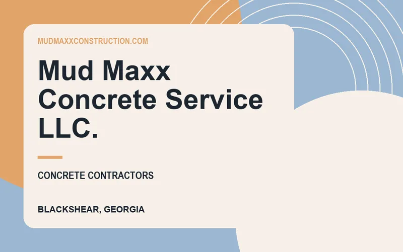 Mud Maxx Concrete Service Llc. in Blackshear, Georgia