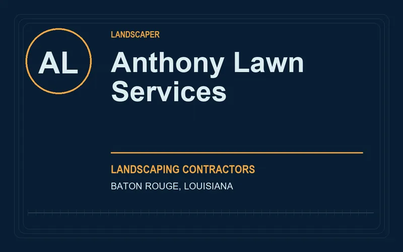 Anthony Lawn Services in Baton Rouge, Louisiana