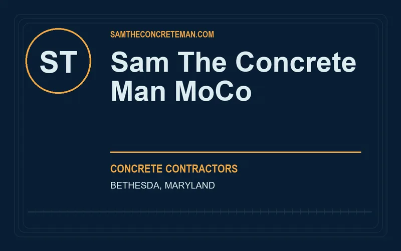 Sam The Concrete Man MoCo in Bethesda, Maryland
