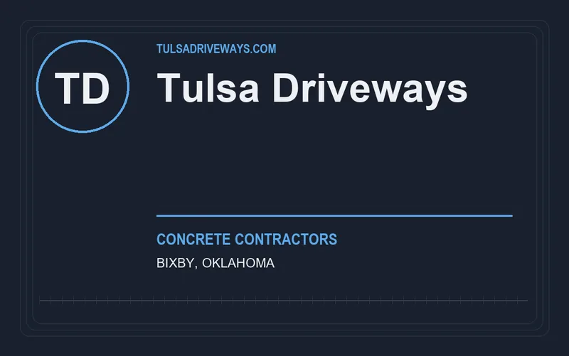 Tulsa Driveways in Bixby, Oklahoma
