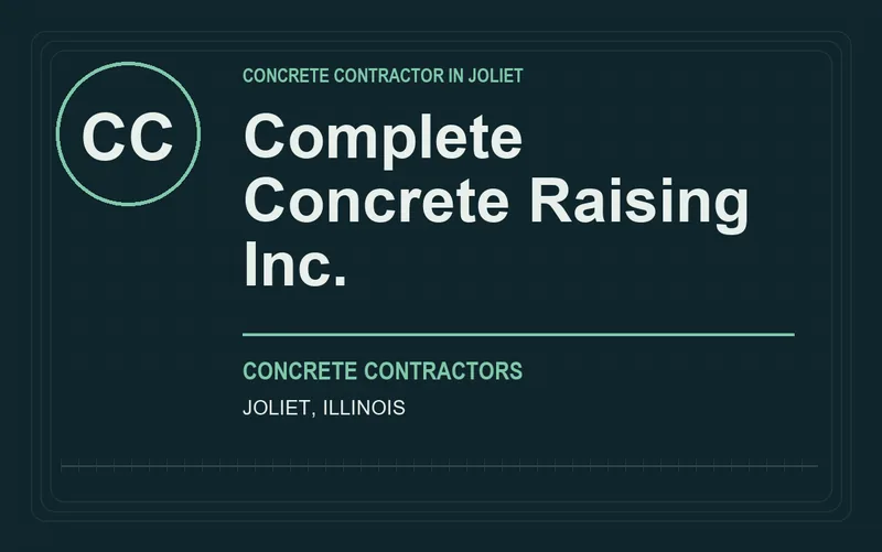 Complete Concrete Raising Inc. in Joliet, Illinois