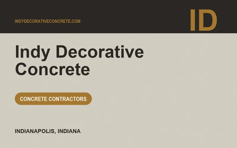 Indy Decorative Concrete in Indianapolis, Indiana