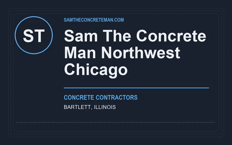 Sam The Concrete Man Northwest Chicago in Bartlett, Illinois