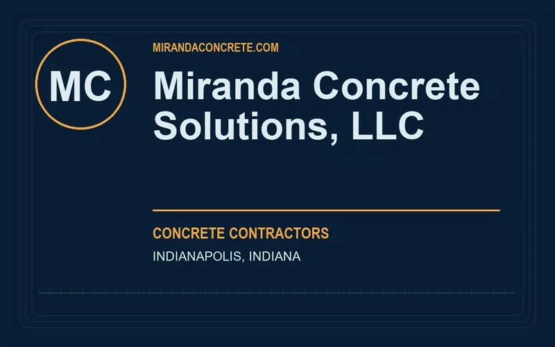 Miranda Concrete Solutions, LLC in Indianapolis, Indiana