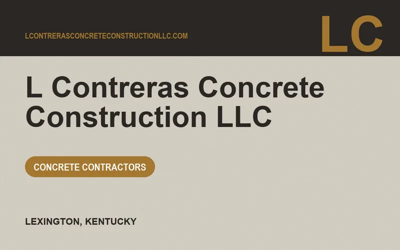 L Contreras Concrete Construction LLC in Lexington, Kentucky