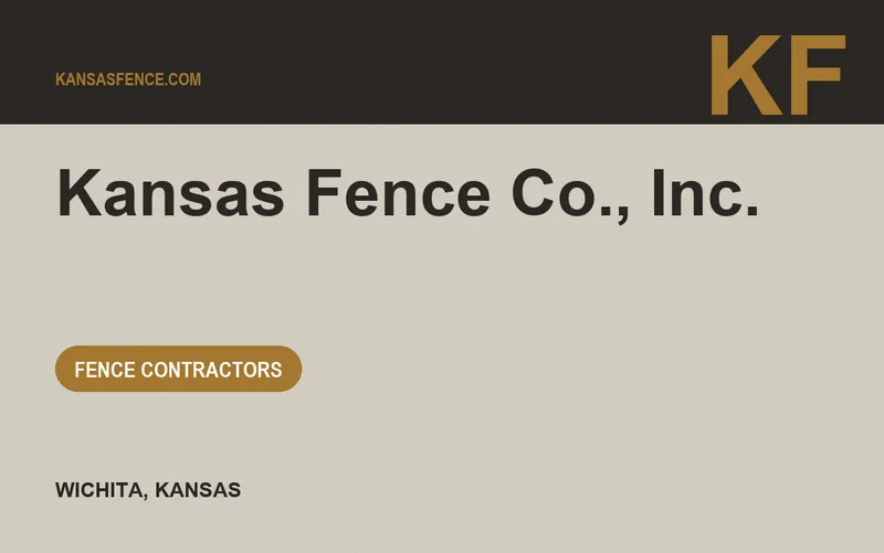 Kansas Fence Co., Inc. in Wichita, Kansas