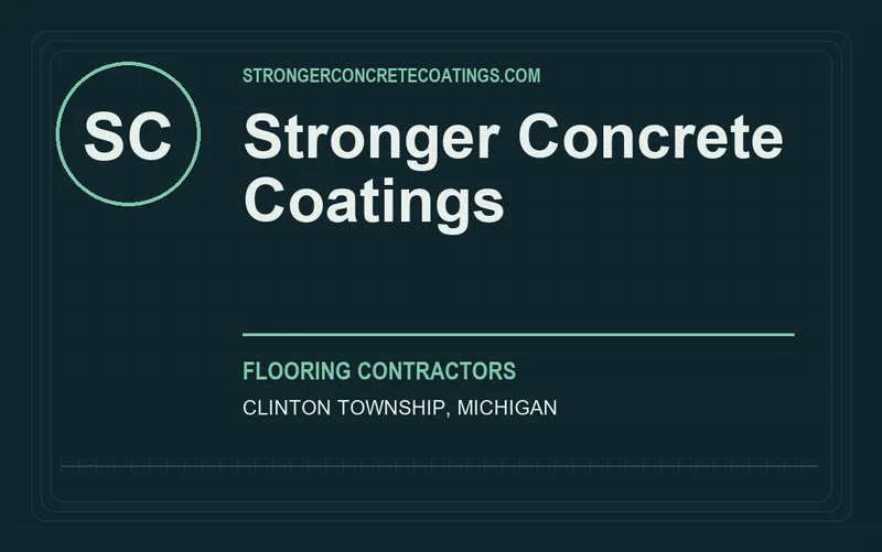 Stronger Concrete Coatings in Clinton Township, Michigan