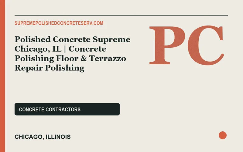 Polished Concrete Supreme Chicago, IL | Concrete Polishing Floor & Terrazzo Repair Polishing in Chicago, Illinois