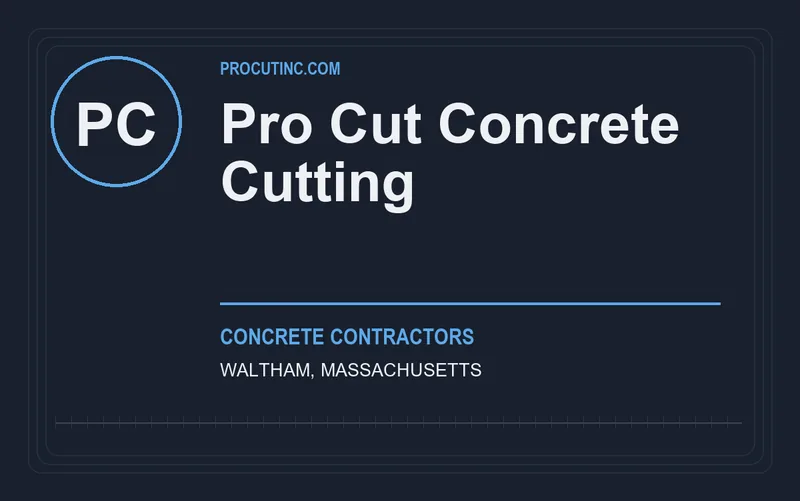 Pro Cut Concrete Cutting in Waltham, Massachusetts