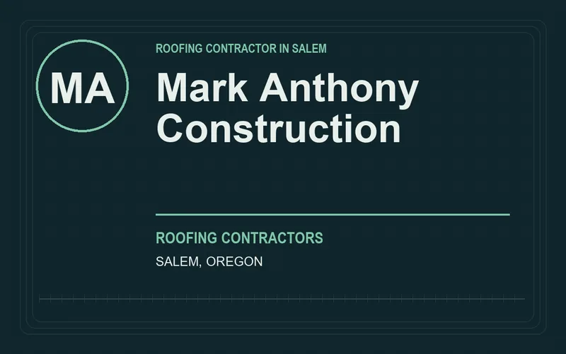 Mark Anthony Construction in Salem, Oregon