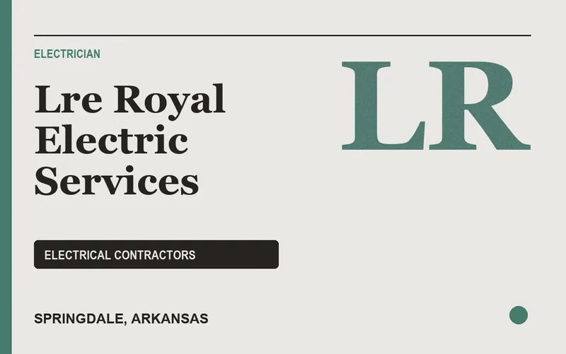 Lre Royal Electric Services in Springdale, Arkansas