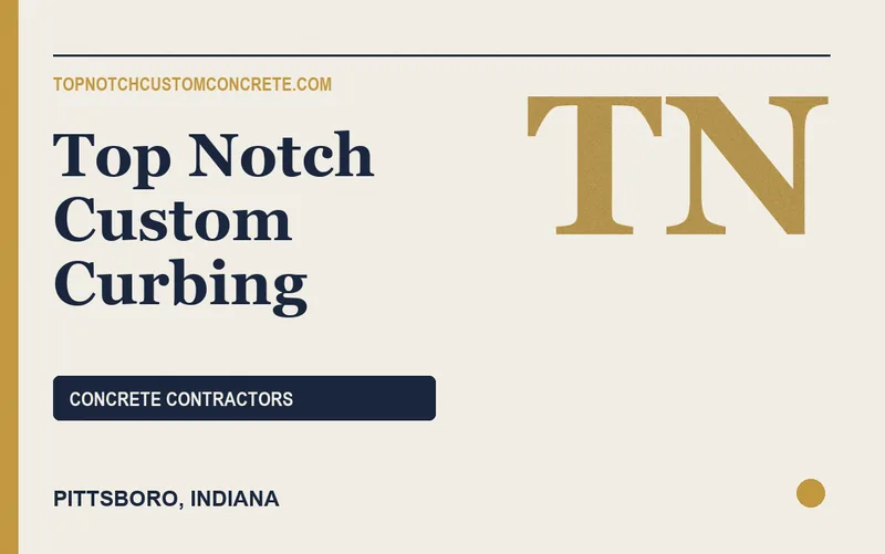 Top Notch Custom Curbing in Pittsboro, Indiana