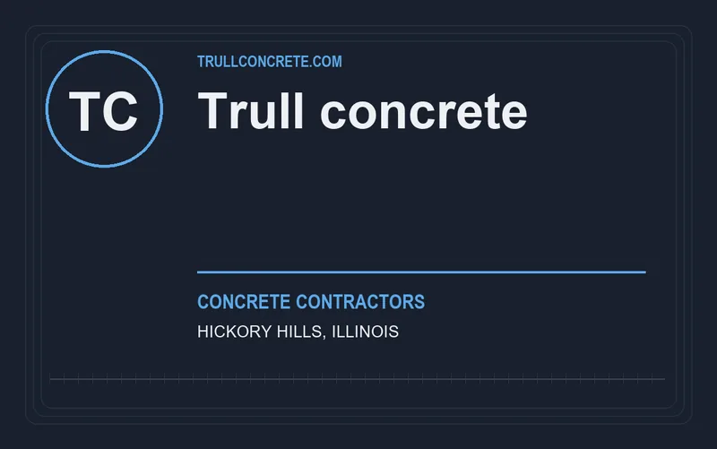 Trull concrete in Hickory Hills, Illinois