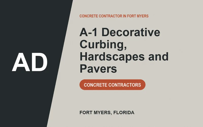 A-1 Decorative Curbing, Hardscapes and Pavers in Fort Myers, Florida