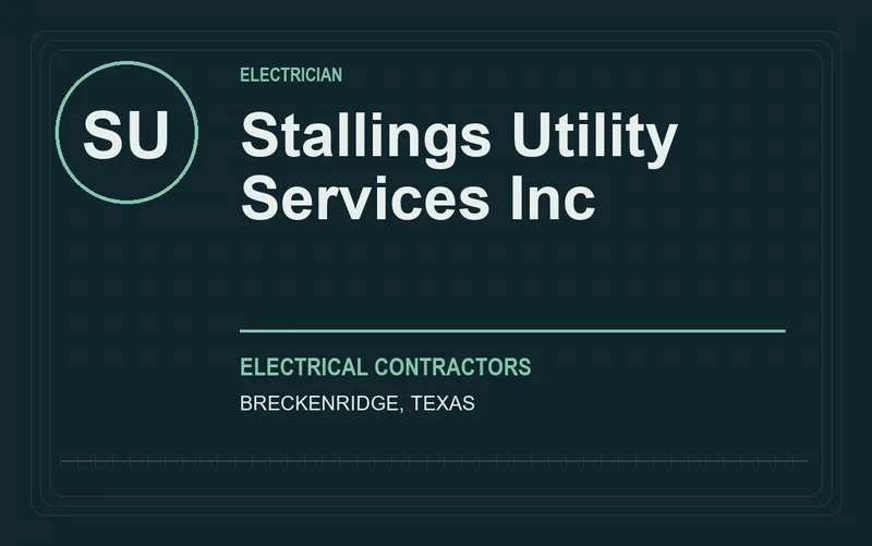 Stallings Utility Services Inc in Breckenridge, Texas