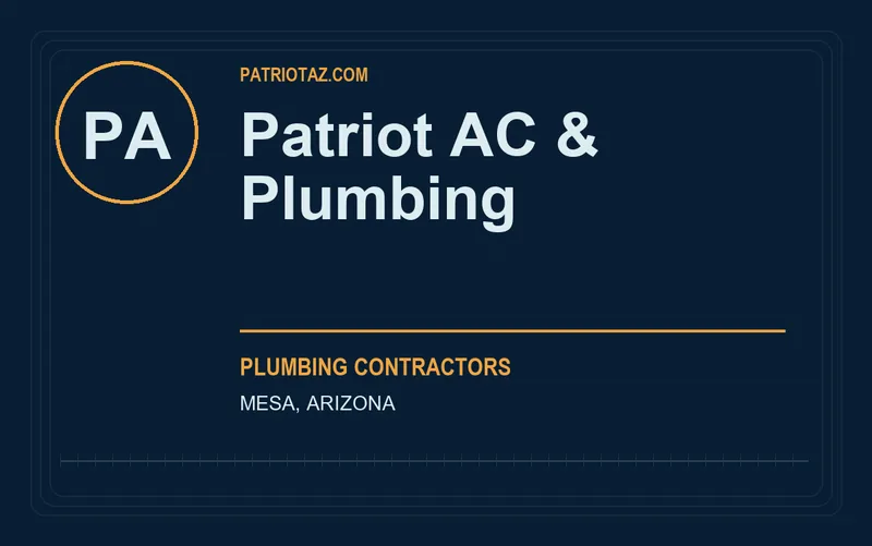 Patriot AC & Plumbing in Mesa, Arizona