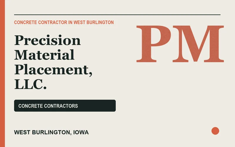 Precision Material Placement, L.L.C. in West Burlington, Iowa