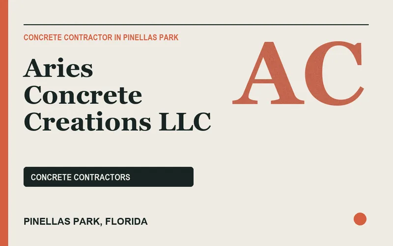 Aries Concrete Creations LLC in Pinellas Park, Florida
