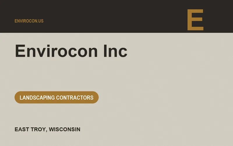 Envirocon Inc in East Troy, Wisconsin