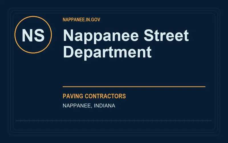 Nappanee Street Department in Nappanee, Indiana