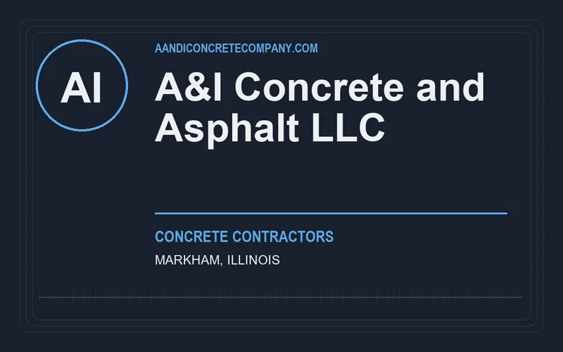 A&I Concrete and Asphalt LLC in Markham, Illinois