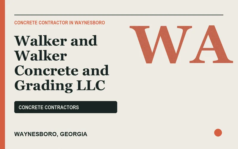 Walker and Walker Concrete and Grading LLC in Waynesboro, Georgia
