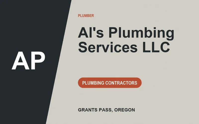 Al's Plumbing Services LLC in Grants Pass, Oregon
