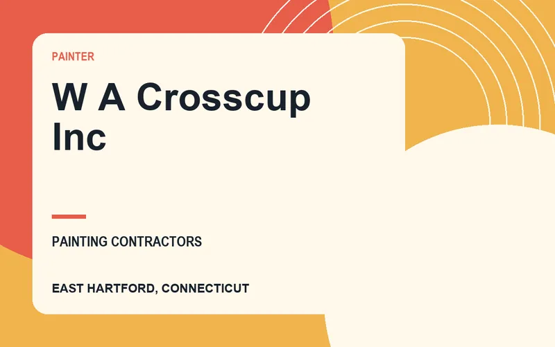 W A Crosscup Inc in East Hartford, Connecticut