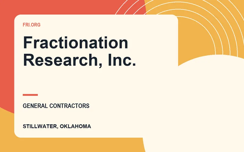 Fractionation Research, Inc. in Stillwater, Oklahoma